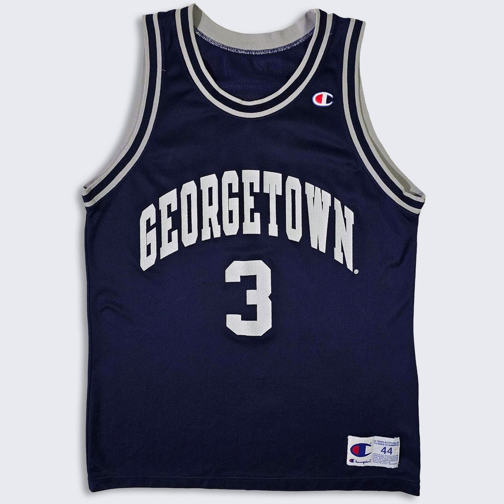 Georgetown Hoyas Vintage 90s Allen Iverson Champion Basketball Jersey